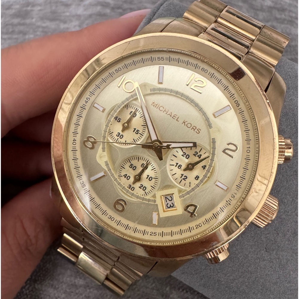 Men’s Michael Kors Gold Tone Stainless Steel Watch